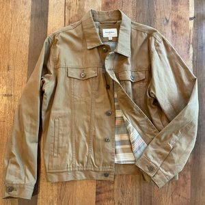Mens Tan Denim Jacket